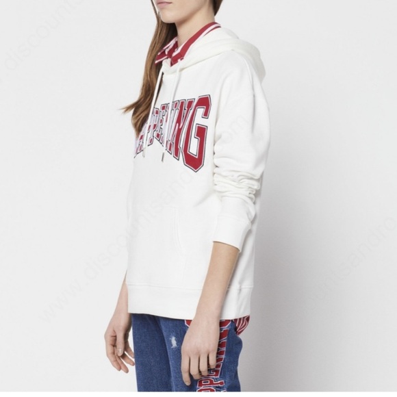 NWT SANDRO HOODED SWEATSHIRT size1 - Picture 9 of 11